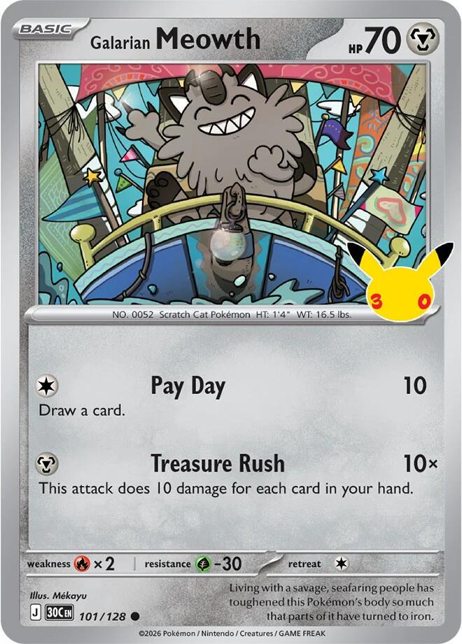 Galarian Meowth 101/128