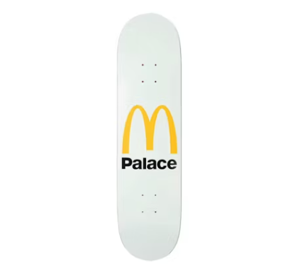 Palace x McDonald's Logo Skateboard Deck