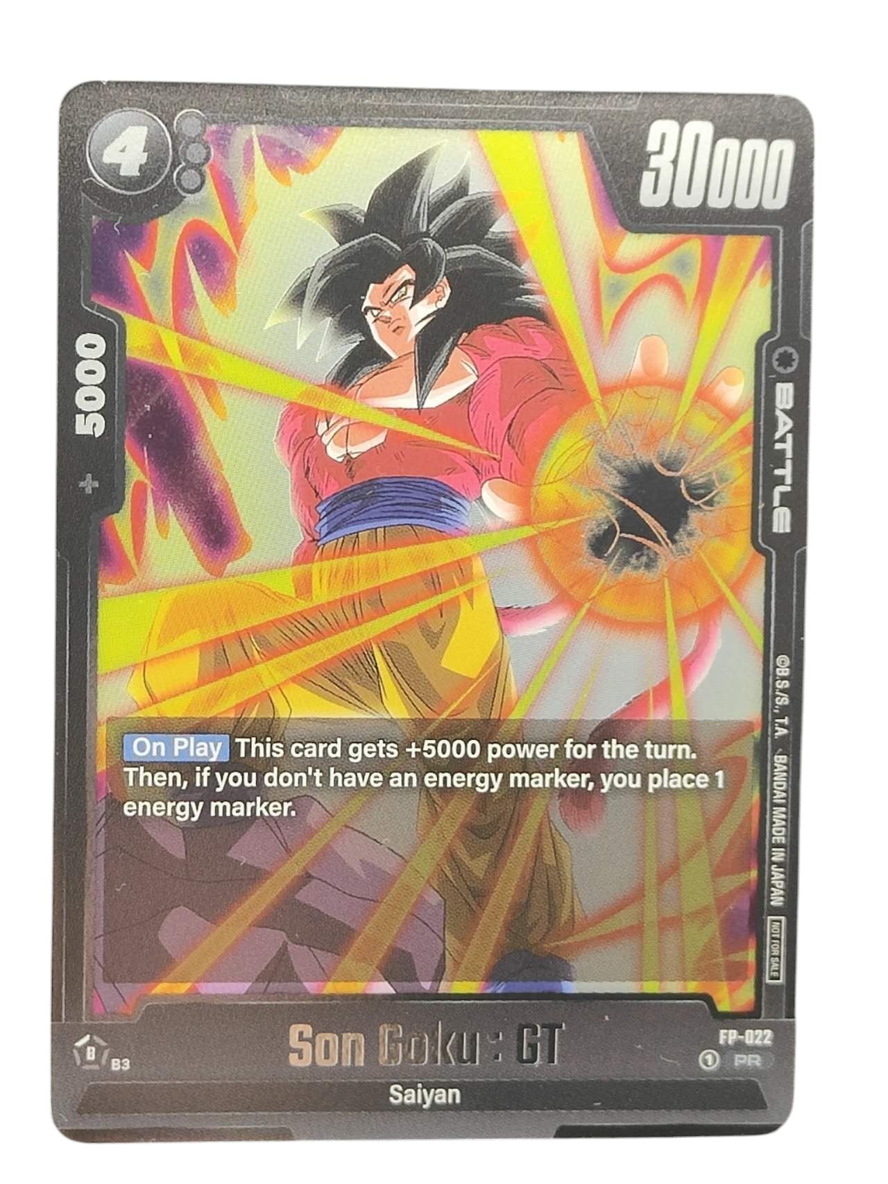 Son goku GT PR FP-022 Promo Fusion World