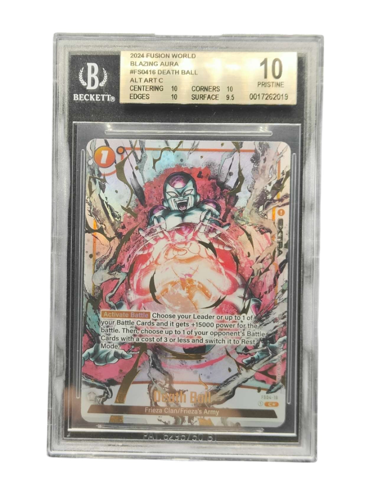BGS 10 Death Ball Frieza FS04-16 Alternate Art Dragon Ball Fusion World