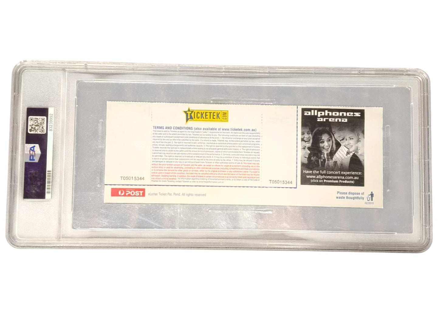 PSA 4 2012 Lady GaGa The born this way ball JUN24 ALLPHONES ARENA Sydney