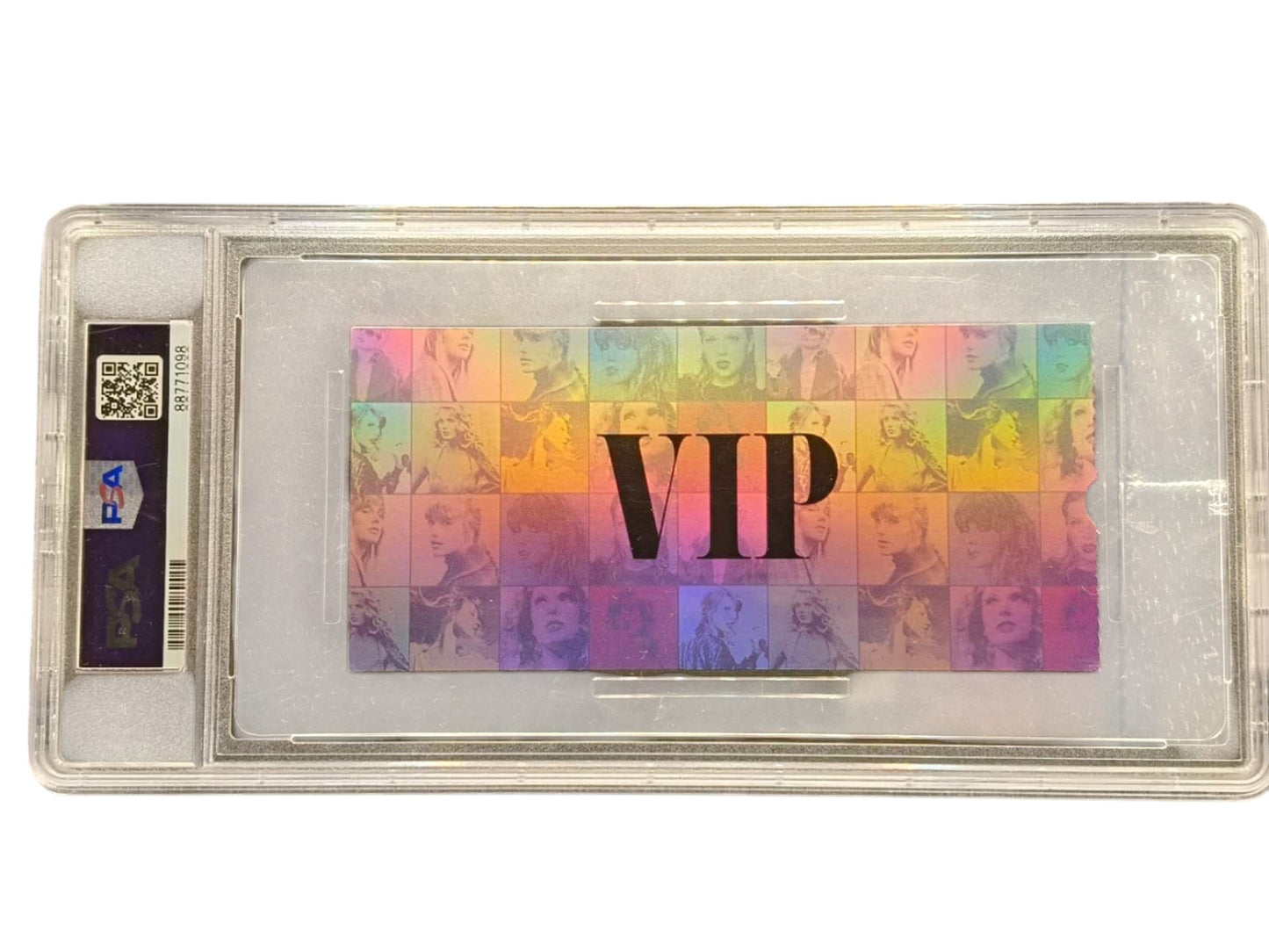 PSA 8 2024 Taylor Swift The Eras Tour VIP Collectors Hologram Ticket Australian Tour