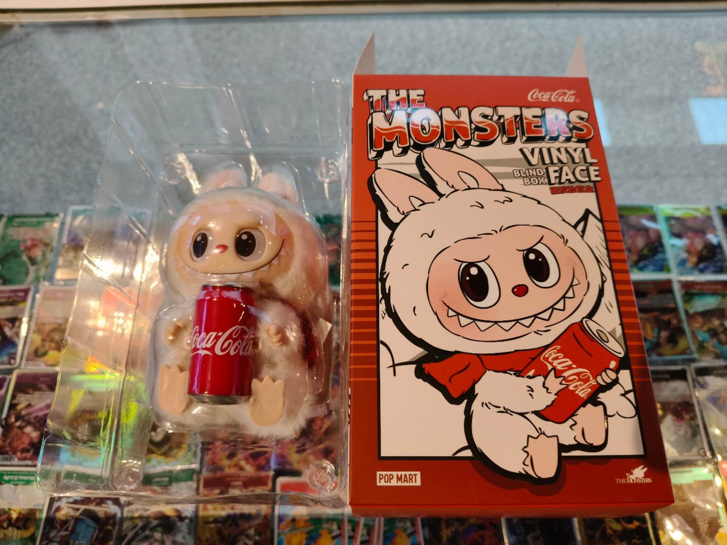 THE MONSTERS COCA-COLA SERIES-Vinyl-Can Labubu-(box opened to check)