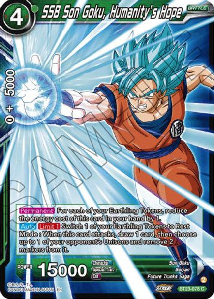BT23-078C SSB Son Goku, Humanity's Hope