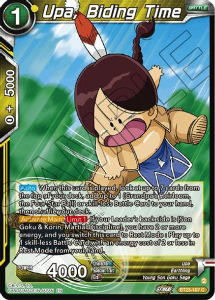 BT23-107C Upa, Biding Time