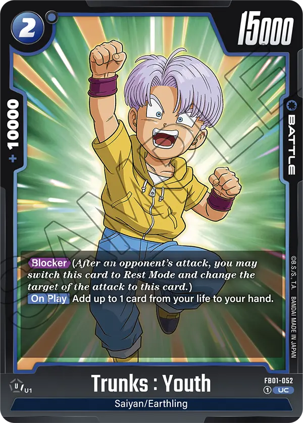 FB01-052 UC Trunks : Youth