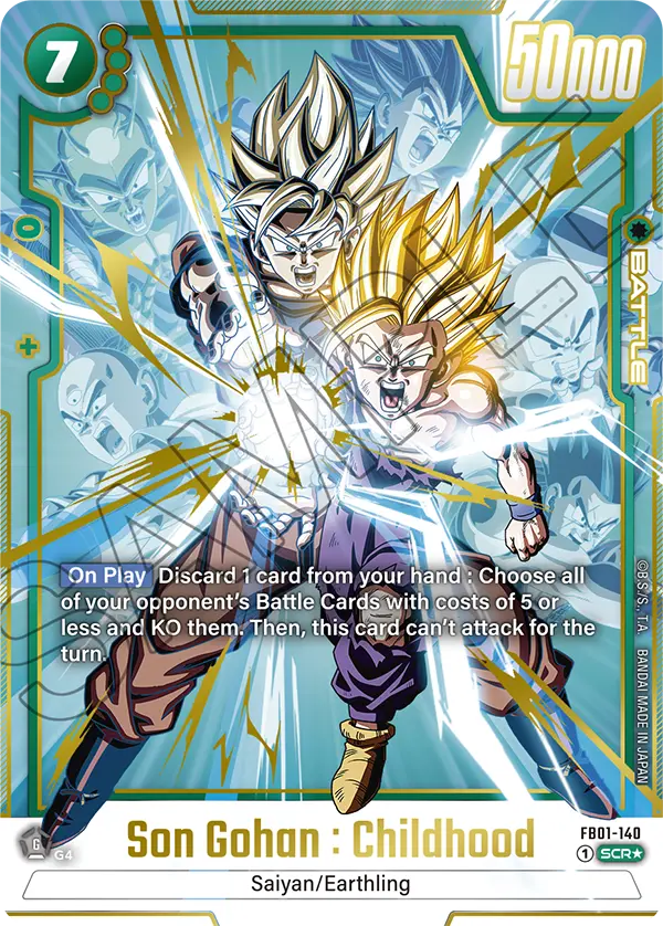 FB01-140 SCR Son Gohan : Childhood