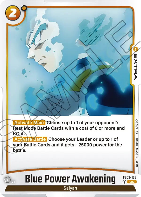 FB02-136 UC Blue Power Awakening