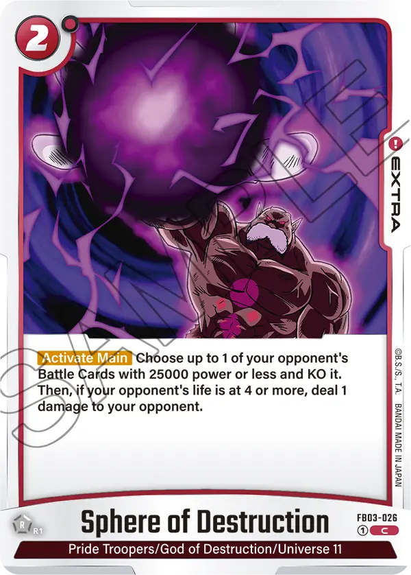 FB03-026 C Sphere of Destruction