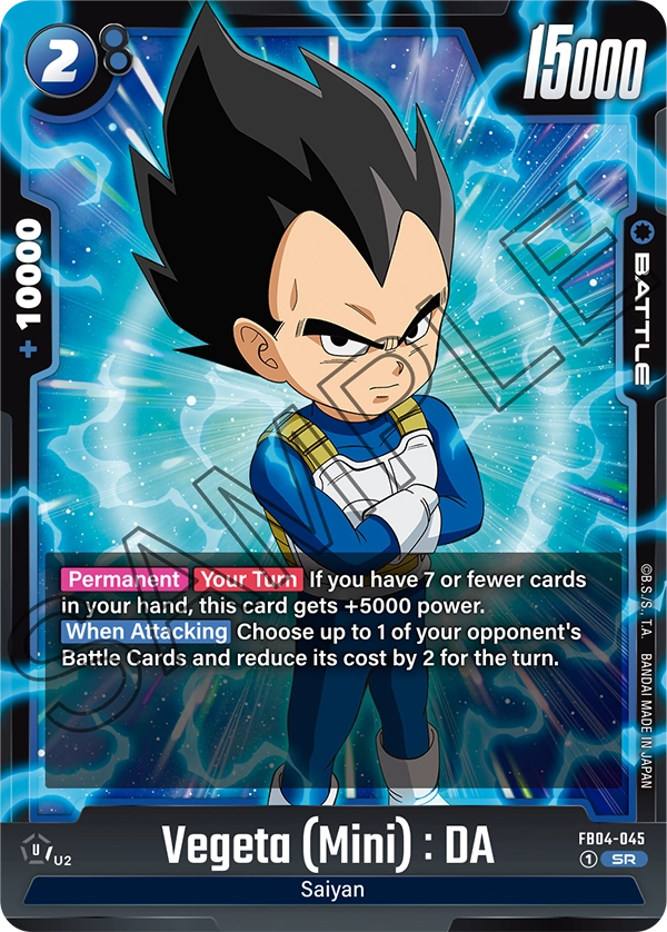 FB04-045 SR Vegeta (Mini) : DA