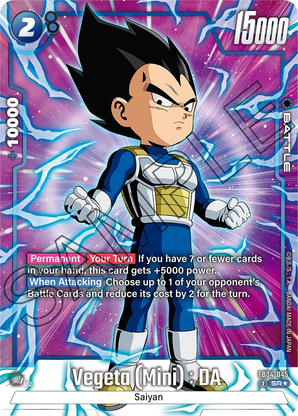 FB04-045 SR Vegeta (Mini) : DA