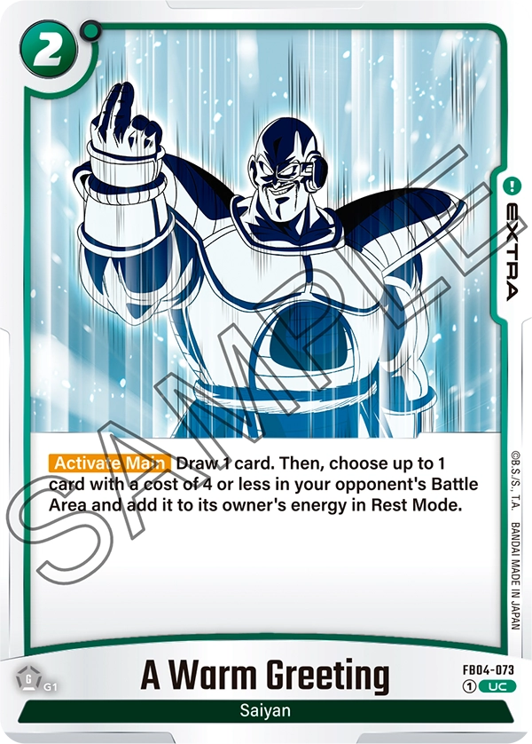 FB04-073 UC A Warm Greeting