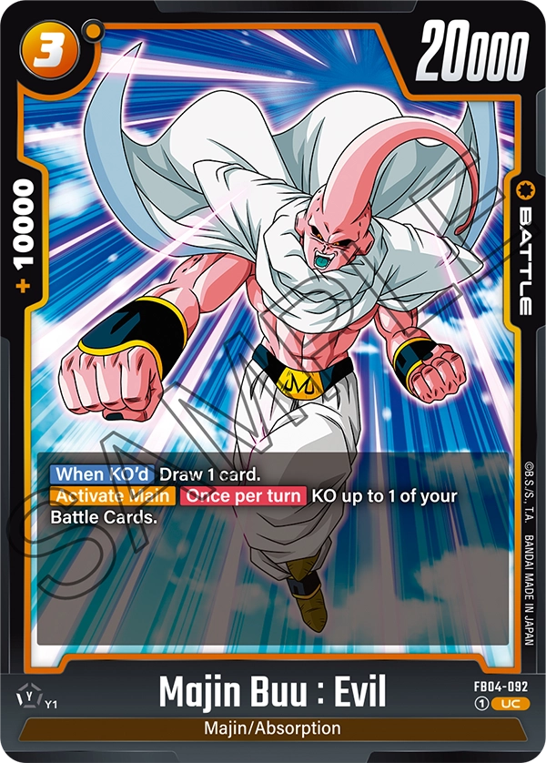 FB04-092 UC Majin Buu : Evil