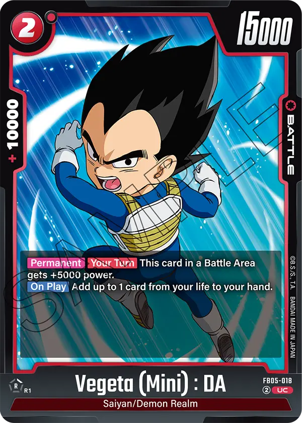 FB05-018 UC Vegeta (Mini) : DA
