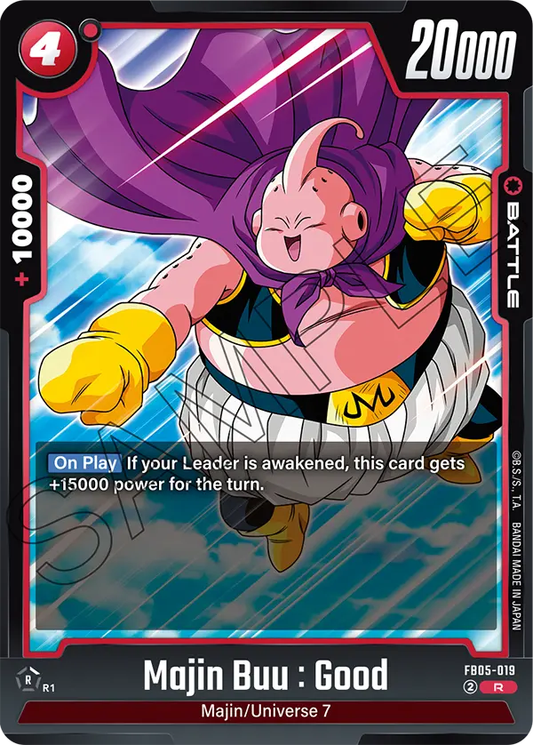 FB05-019 R Majin Buu : Good