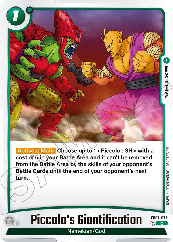 FB07-072 C Piccolo's Giantification