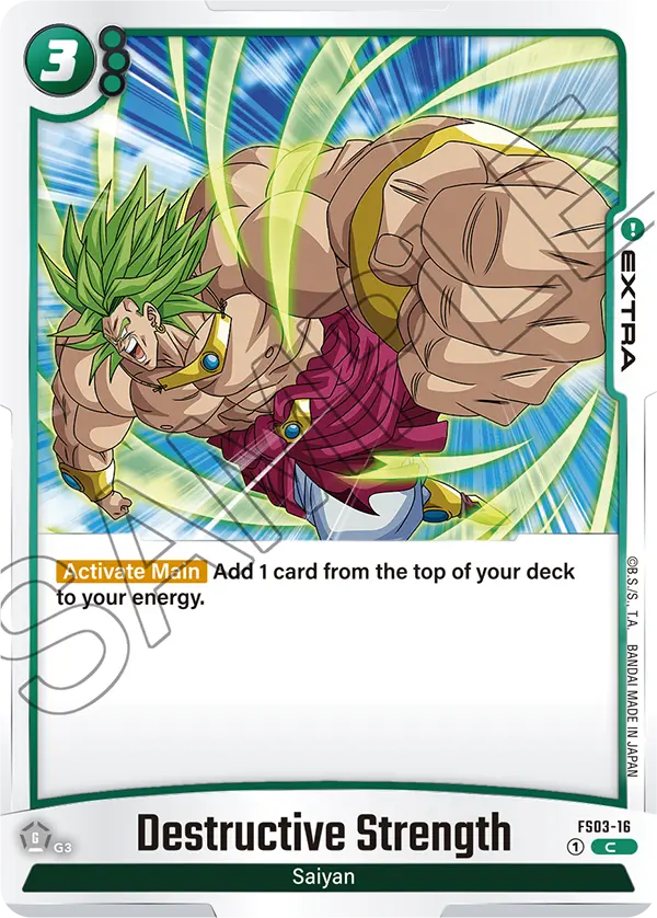 FS03-16 C Destructive Strength