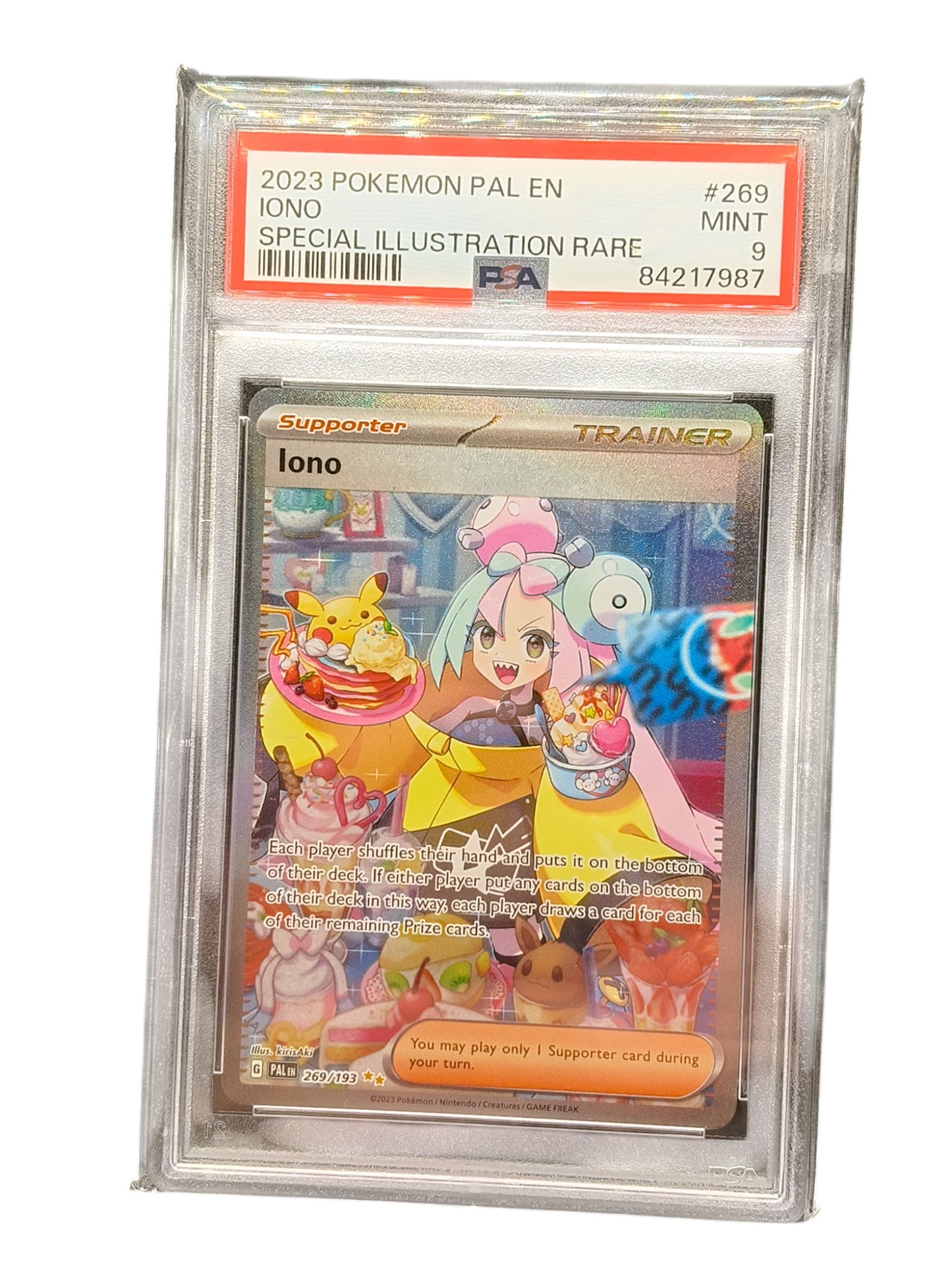 PSA 9 269/193 POKEMON PALDEA EVOLVED SPECIAL ILLUSTRATION RARE