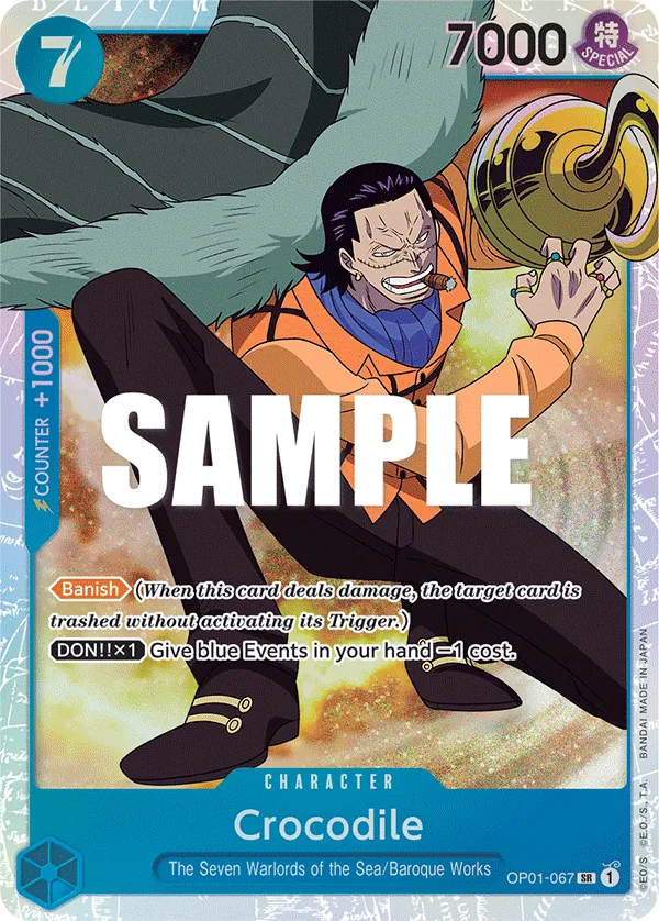 OP01-067SR Crocodile (Foil)