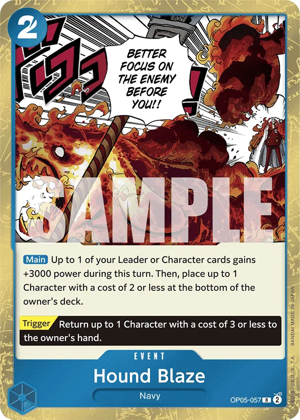 OP05-057R Hound Blaze (Foil)