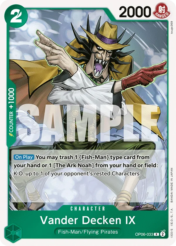 OP06-033R Vander Decken IX (Foil)