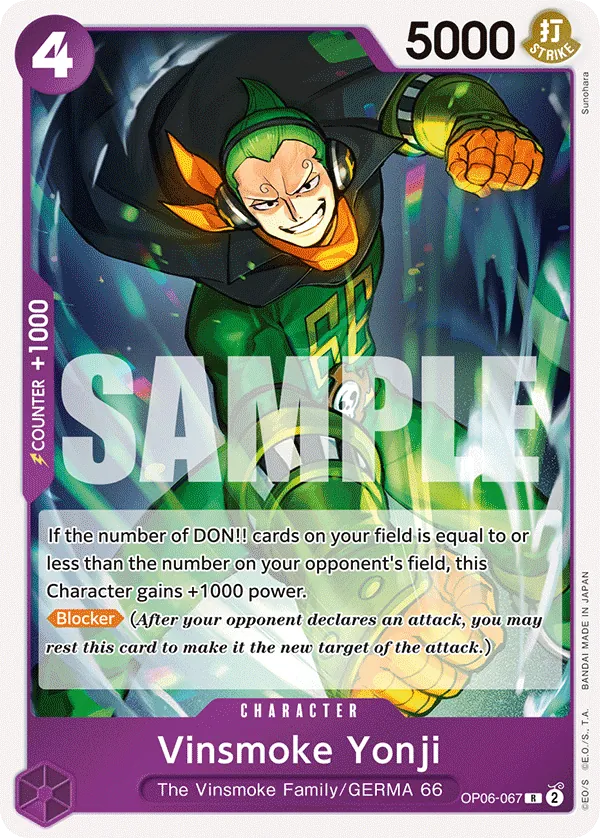 OP06-067R Vinsmoke Yonji