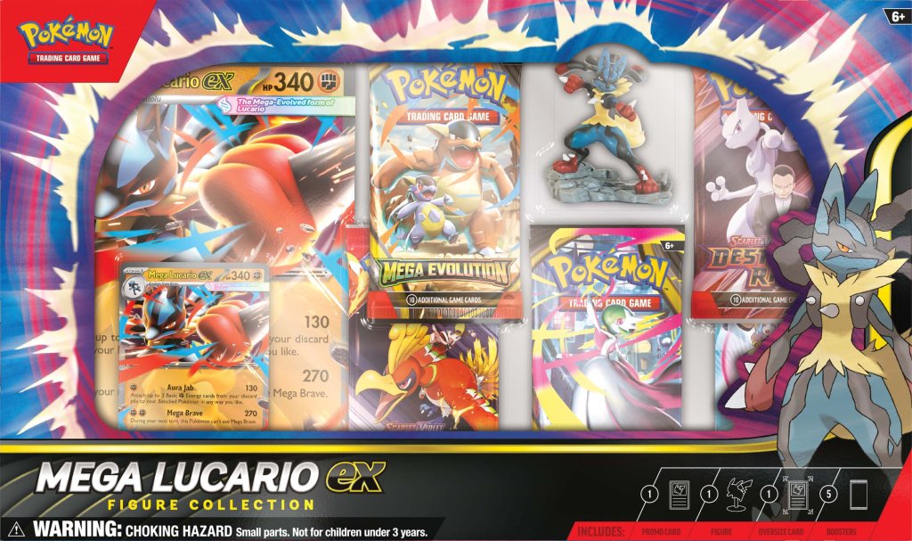 Pokémon TCG: Mega Lucario ex Figure Collection – T One Australia