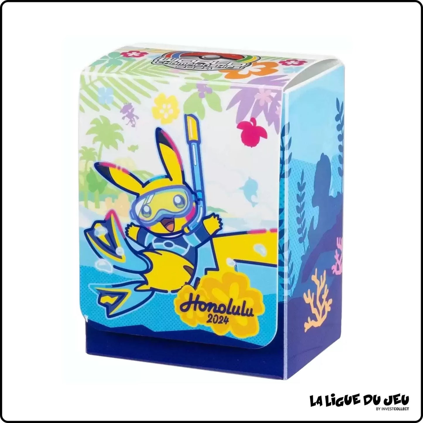 2024 Pokemon World Championships Honolulu Hawaii WCS Pikachu Deck Box Case