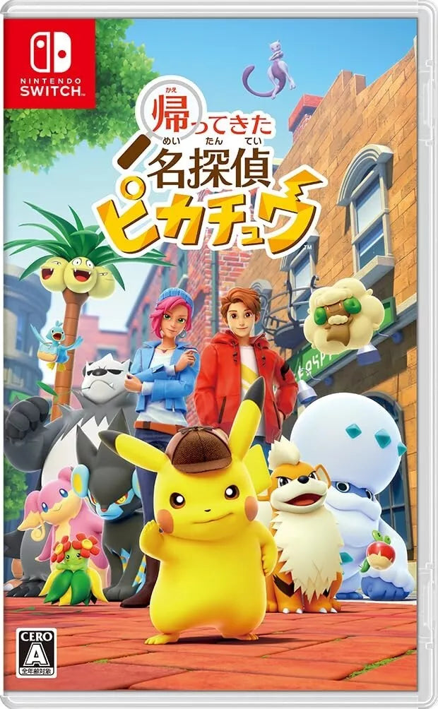 Detective Pikachu Returns - Nintendo Switch SEALED JAPANESE - PLAYS IN ENGLISH