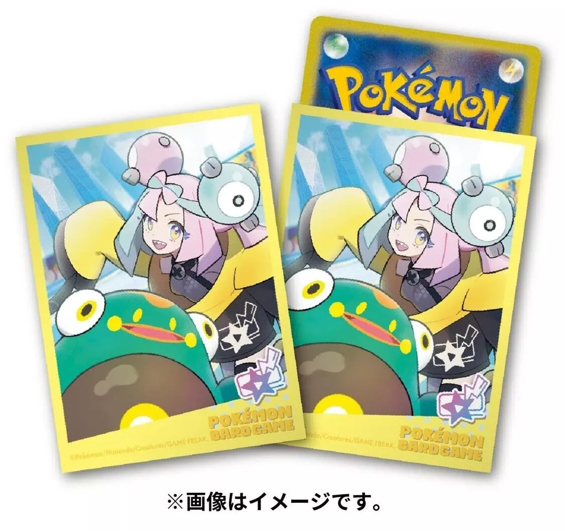 2023 Pokemon Center Original Card Game Sleeve Pokemon Trainer Iono Bellibolt 64 sleeves