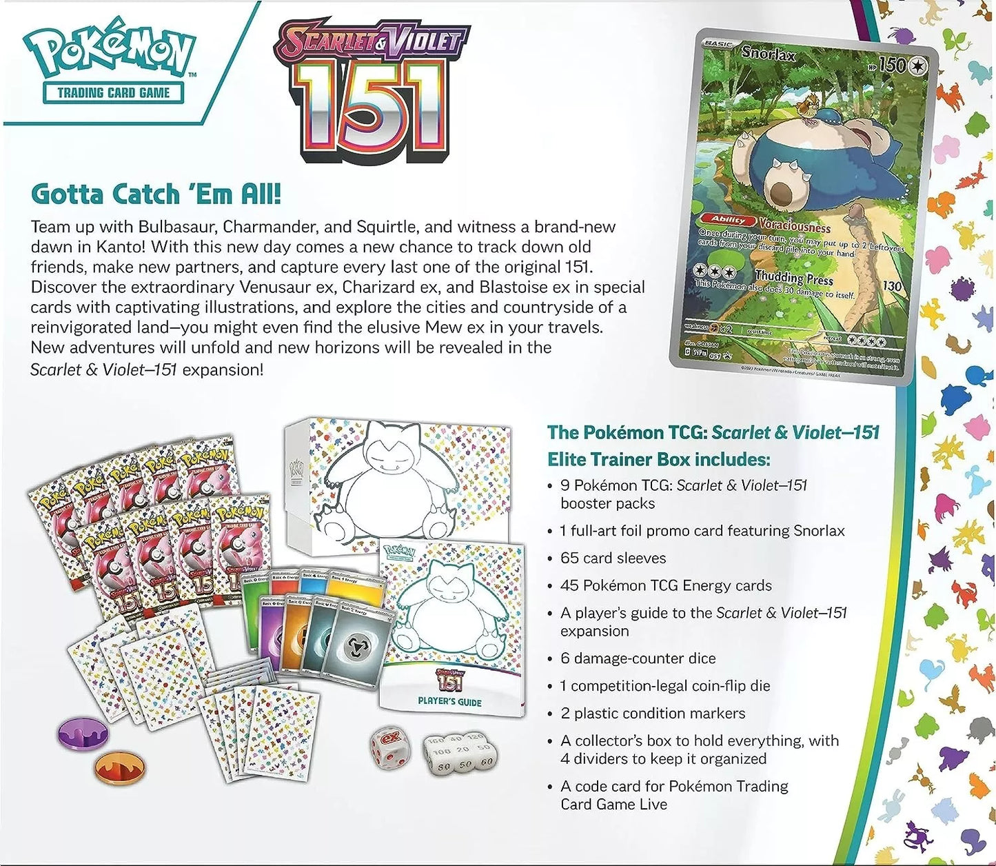 Pokemon TCG Scarlet Violet 151 ETB Elite Trainer Box