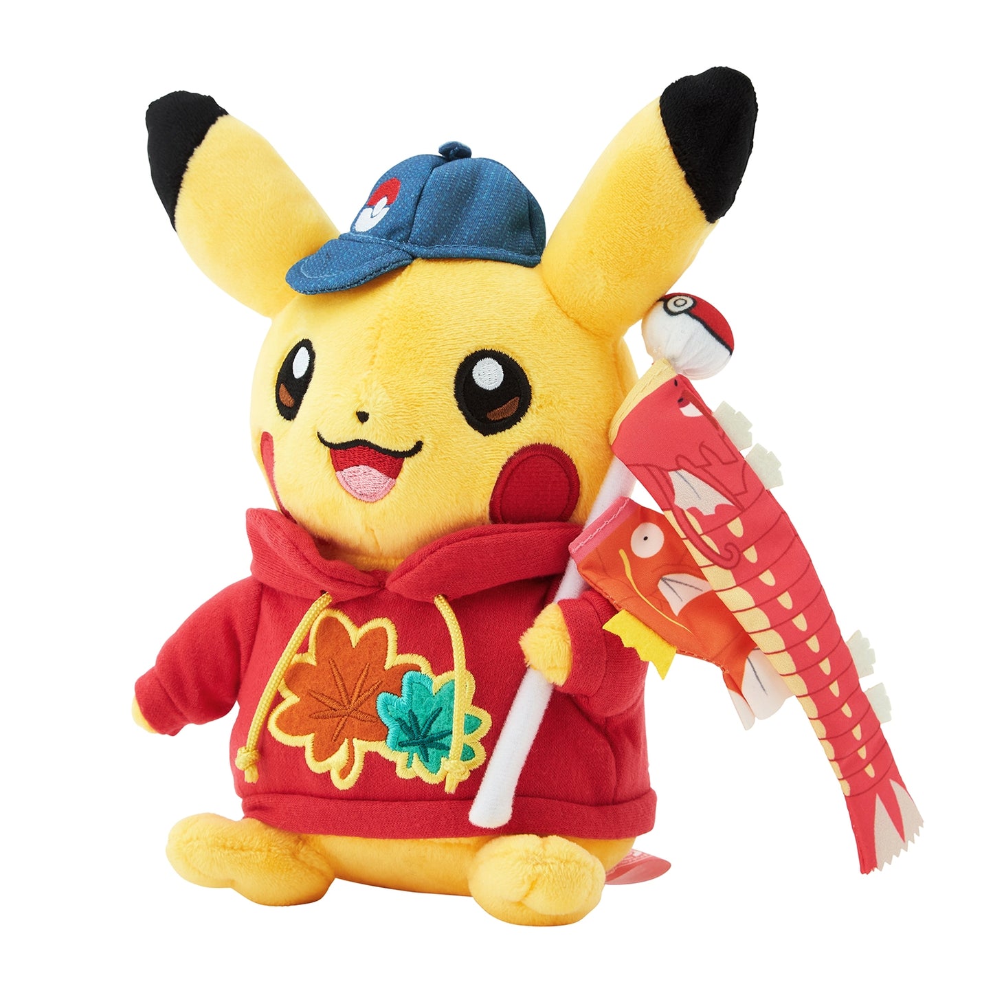 Pokémon Center Plush Pikachu with Pokémon Flag Hiroshima