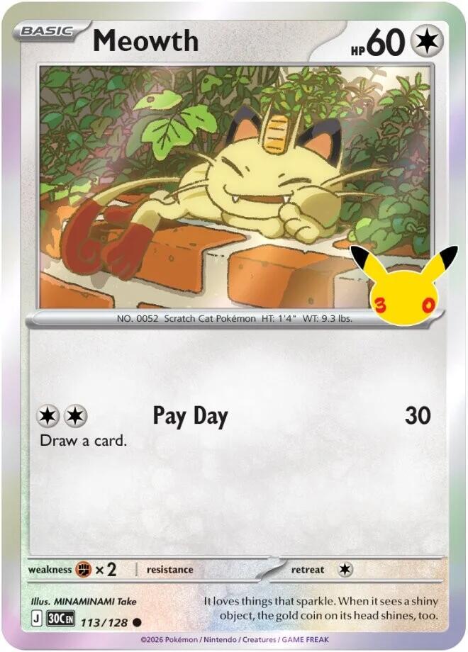 Meowth 113/128