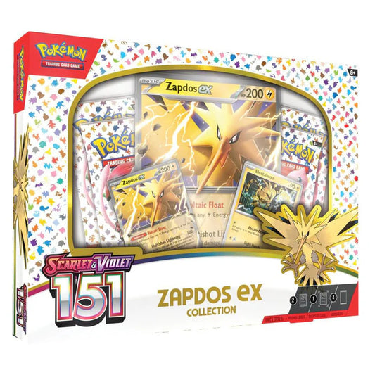 POKEMON TCG Scarlet & Violet 151 Collection—Zapdos ex-(5% cancellation fee will incur(read notes before you placing your order pls)