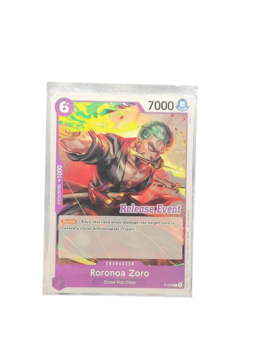 P-045 One Piece Roronoa Zoro St15-st-20 Release Promo