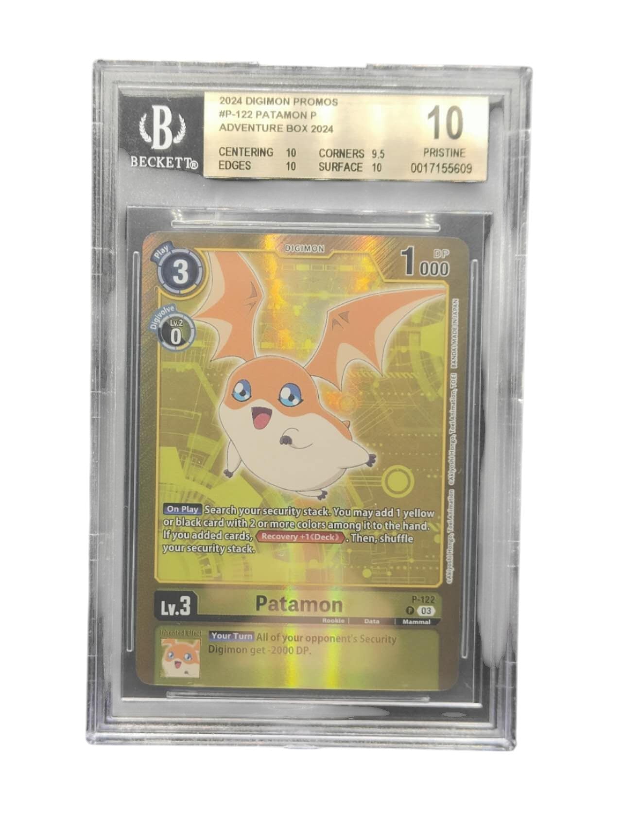 BGS 10 Patamon P-122 - Beginning Observer Digimon Adventure Box 2024