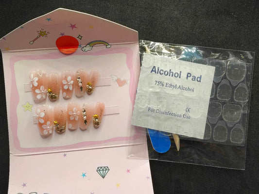 10pc Set Abstract art | Reusable Press On Nails | False nails | Gel nails