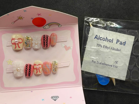 10pc Set Abstract art | Reusable Press On Nails | False nails | Gel nails