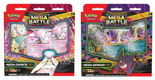 Pokemon Mega Gengar and Megar Diancie Battle Deck (Set of 2)