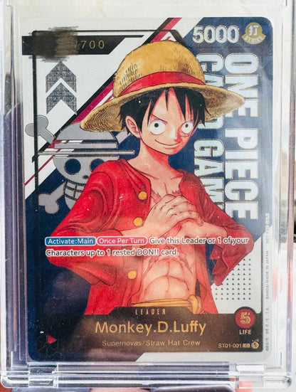 2022-24 One Piece TCG Monkey D. Luffy Serial Prize Card ST01-001