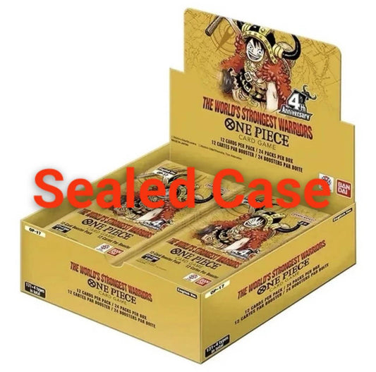 One Piece Card Game [OP-17]-The World's Strongest Warriors Booster Box Sealed Case