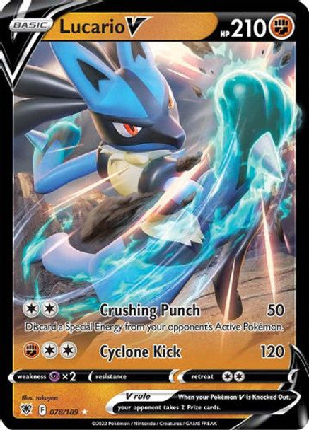 [SWSH10][ASR-078/189UR] Lucario V (Holo)