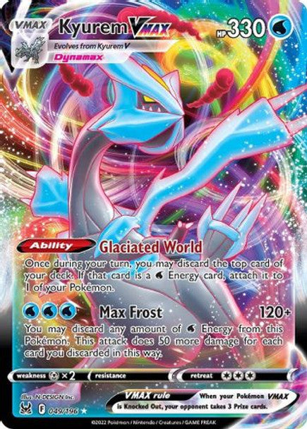 [SWSH11][LOR-049/196UR] Kyurem VMAX (Holo)
