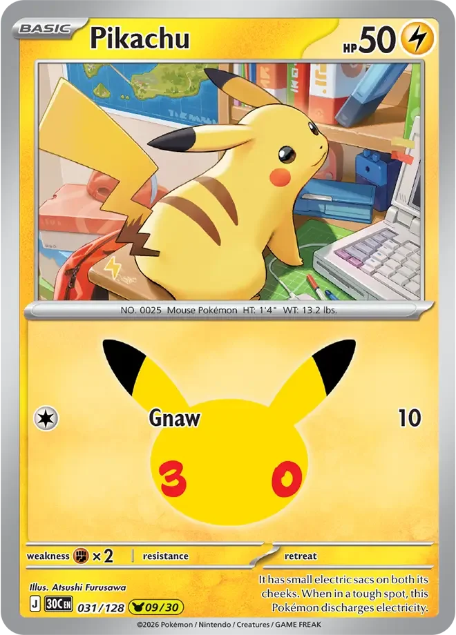 Pikachu 031/128