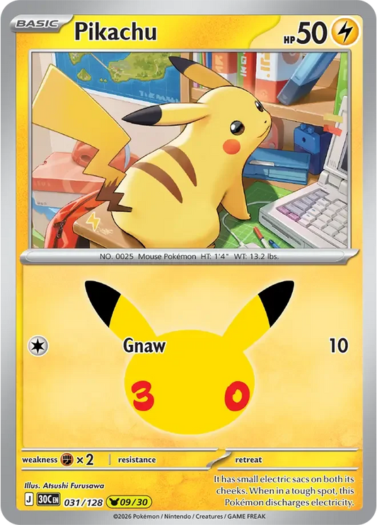 Pikachu 031/128