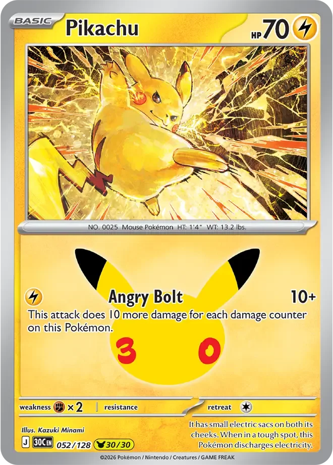 Pikachu 052/128