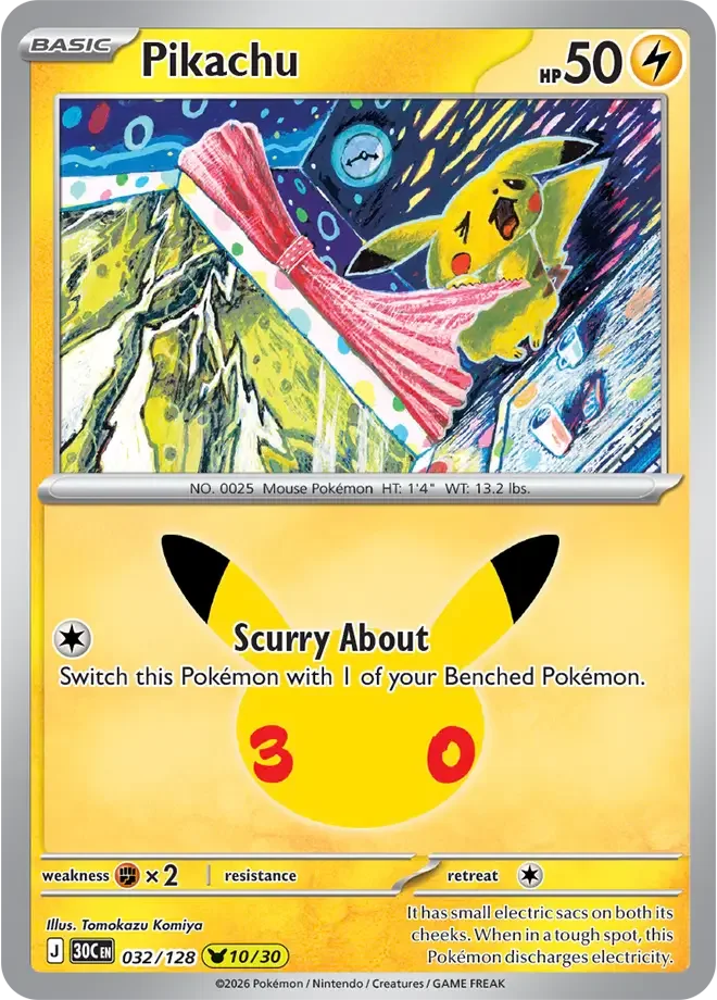Pikachu 032/128