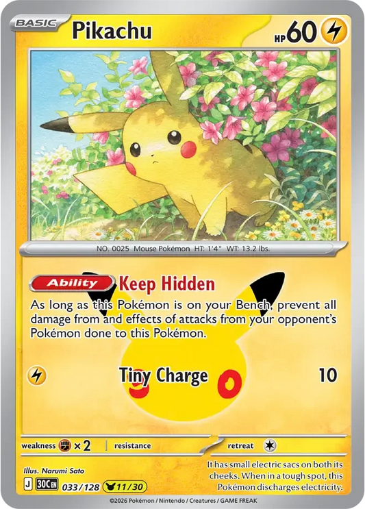 Pikachu 033/128
