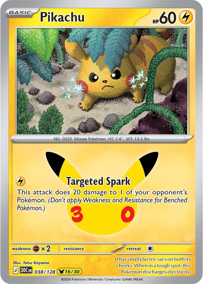 Pikachu 038/128