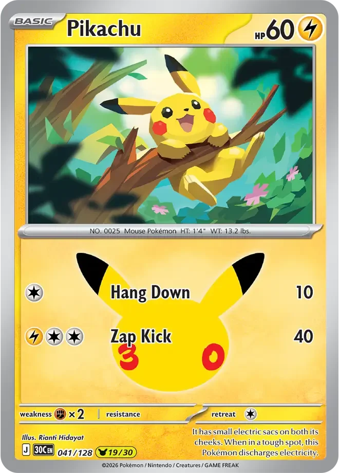 Pikachu 041/128